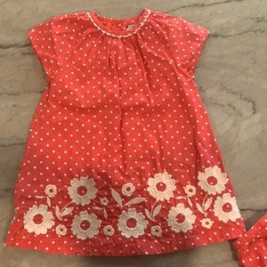 Mini Boden dress with ruffle bloomers